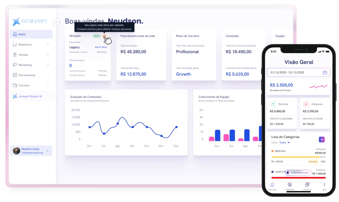 Mockup Franquicia Digital ORAYON